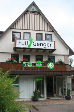 Fuss Genger Geschäft